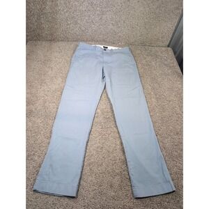 J.Crew Flex Straight Fit Chino Pants Mens 31x32 Light Blue Cotton Stretch Chinos